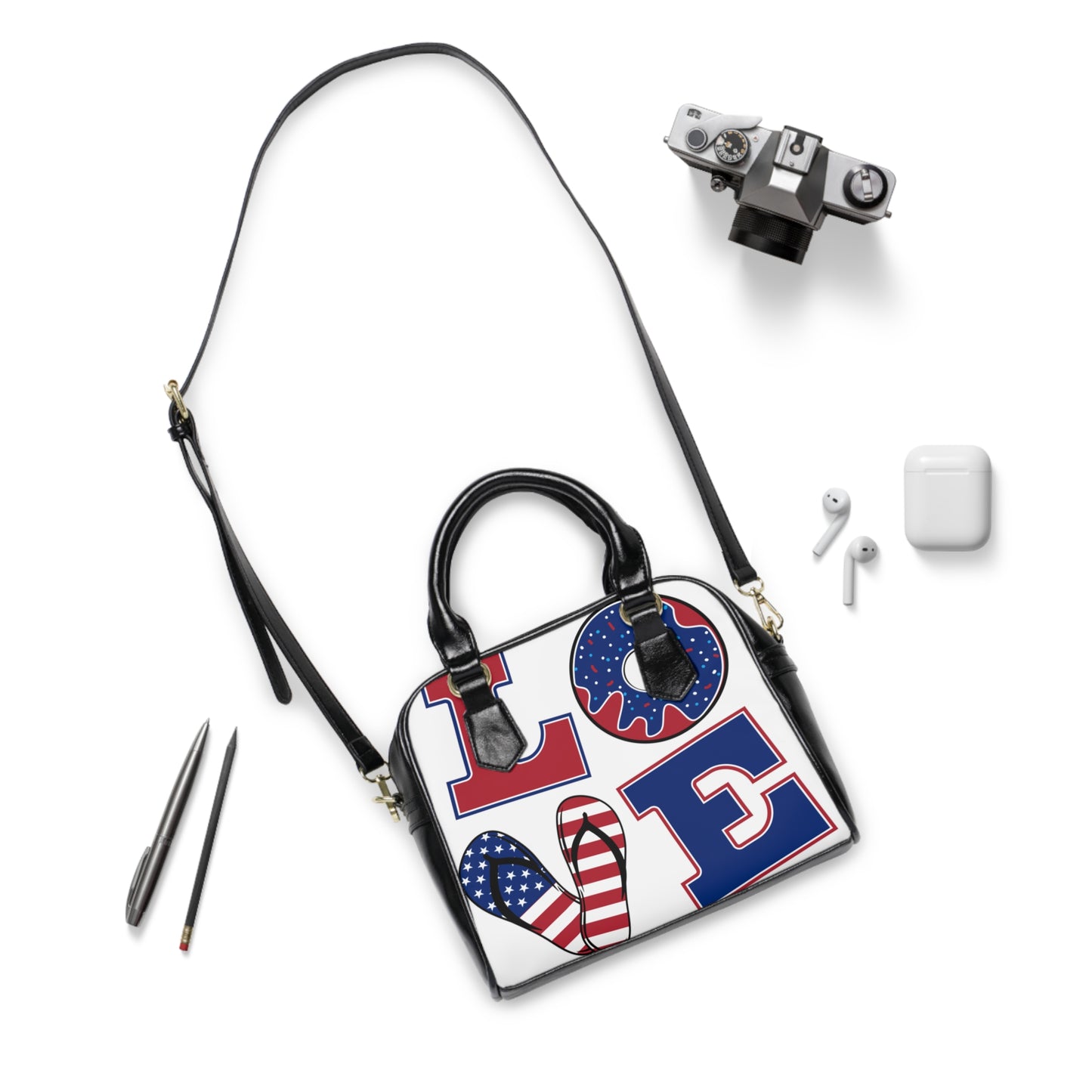 USA Love Shoulder Handbag