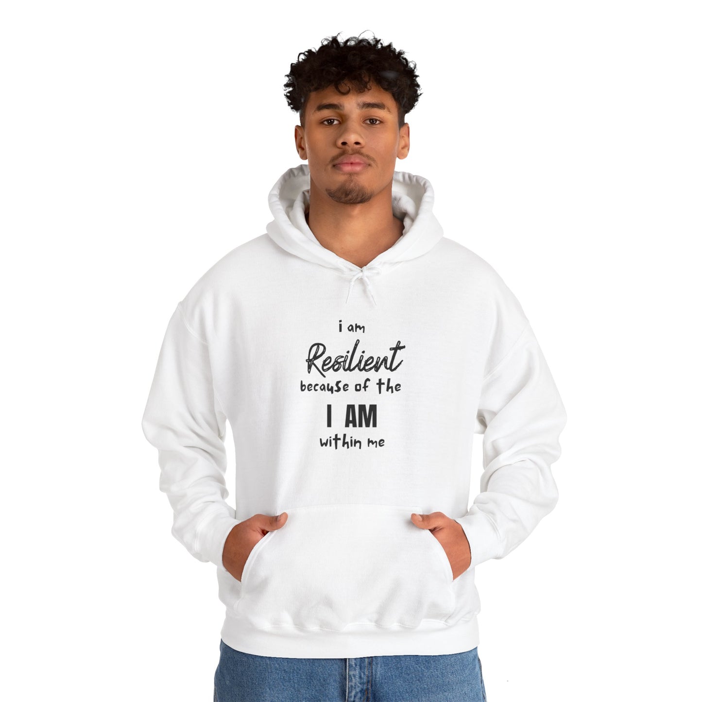 I Am Resilient Unisex Heavy Blend™ Hooded Sweatshirt