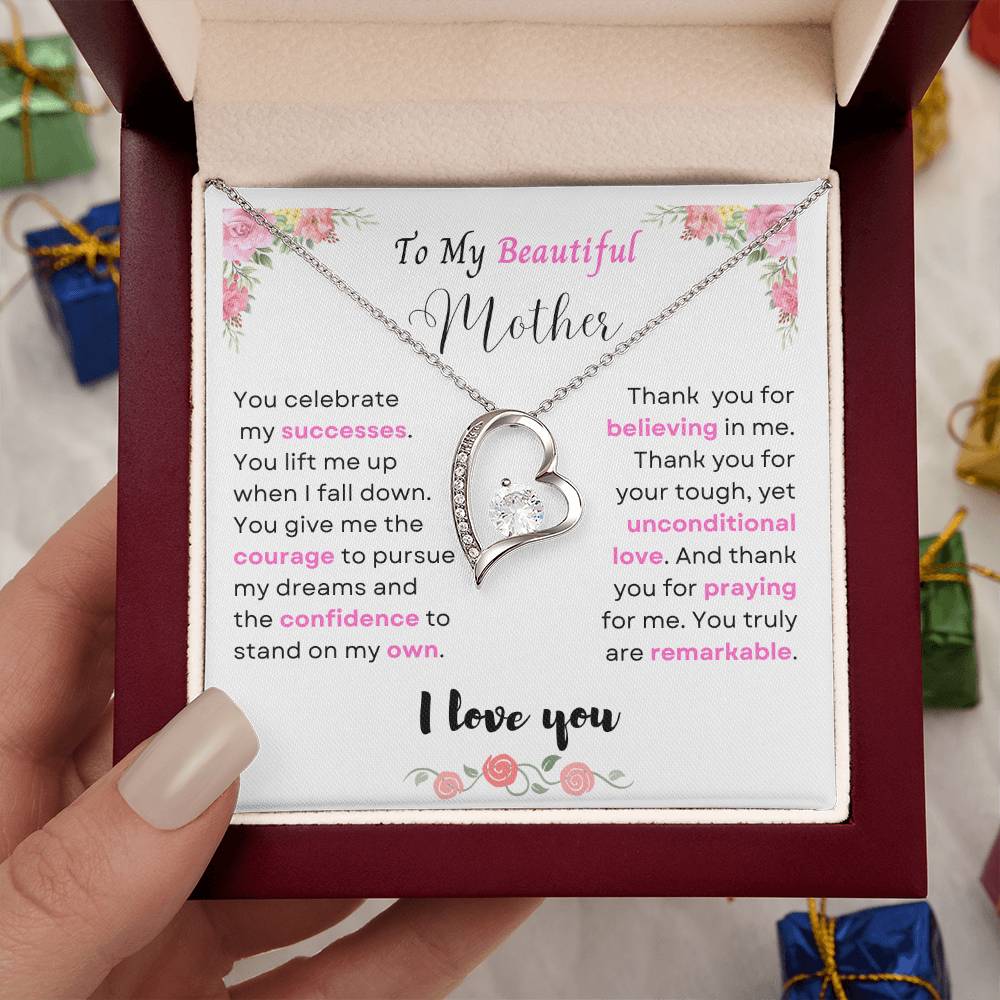 Beautiful Mother Forever Love  Necklace