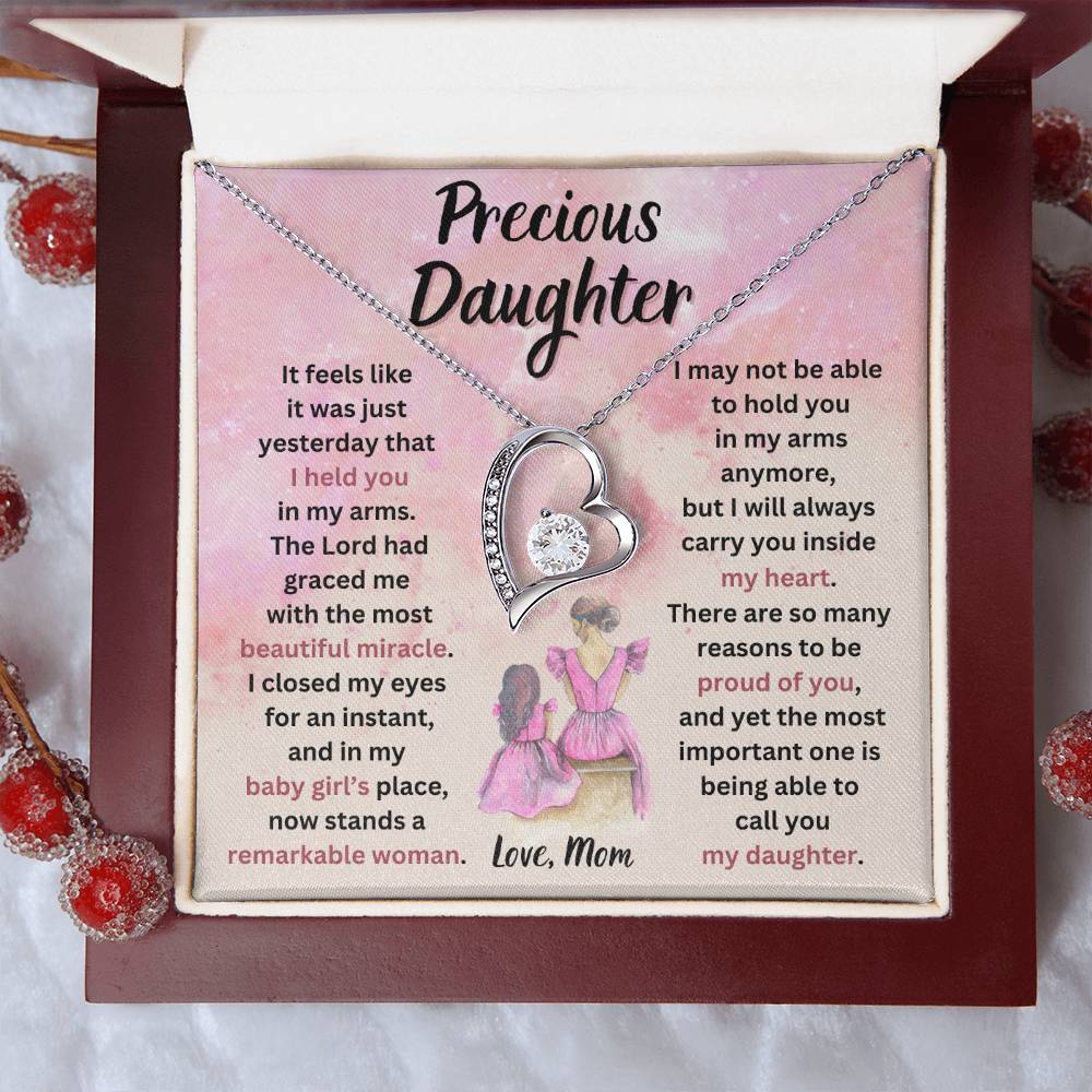 Precious Daughter Forever Love Necklace