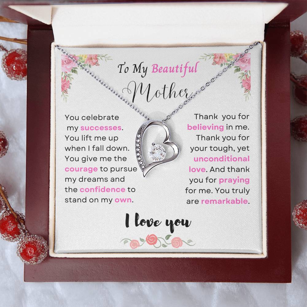 Beautiful Mother Forever Love  Necklace