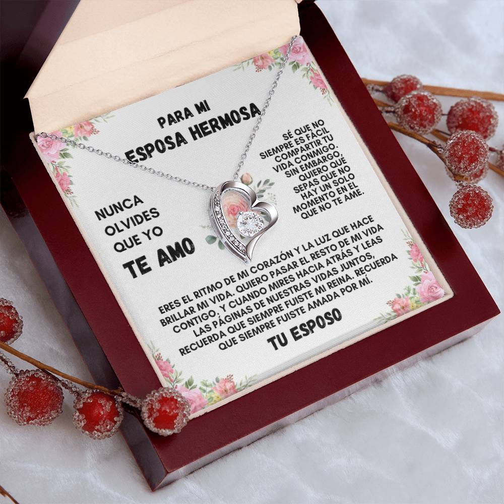 Para Mi Esposa Hermosa (Forever Love Necklace)