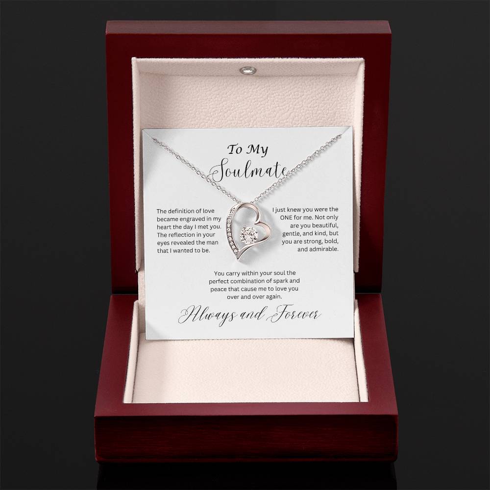 To My Soulmate, Forever Love Necklace