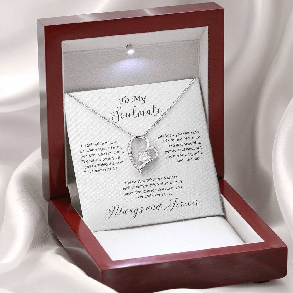 To My Soulmate, Forever Love Necklace