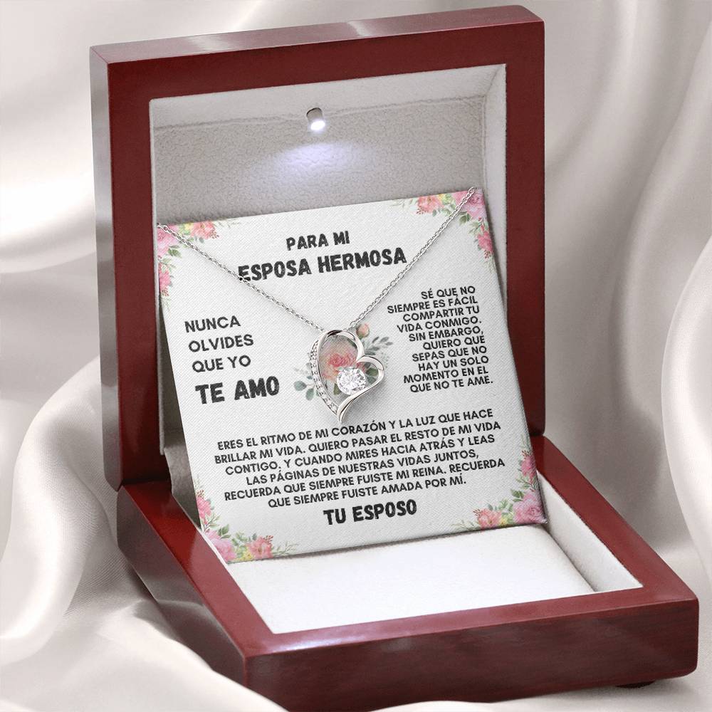 Para Mi Esposa Hermosa (Forever Love Necklace)