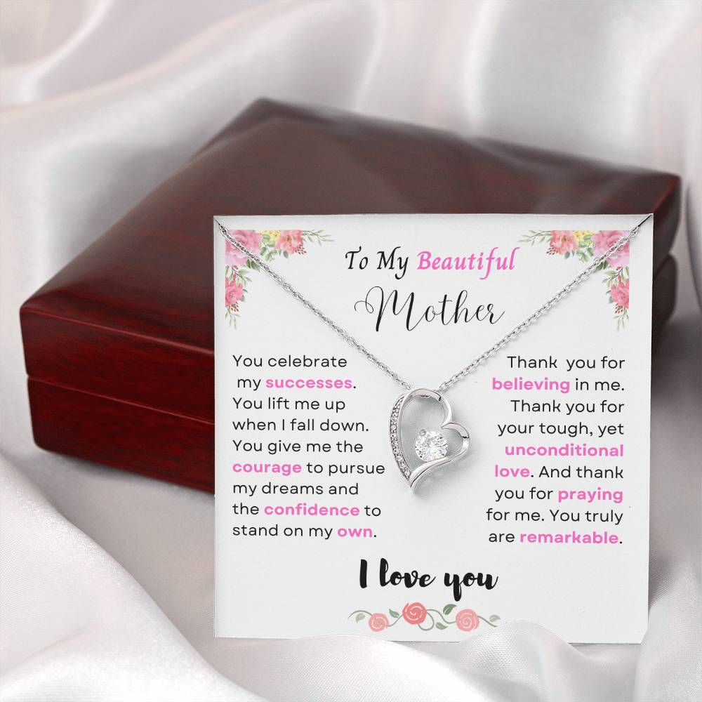 Beautiful Mother Forever Love  Necklace