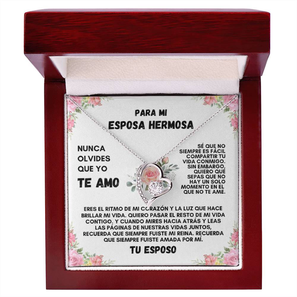 Para Mi Esposa Hermosa (Forever Love Necklace)