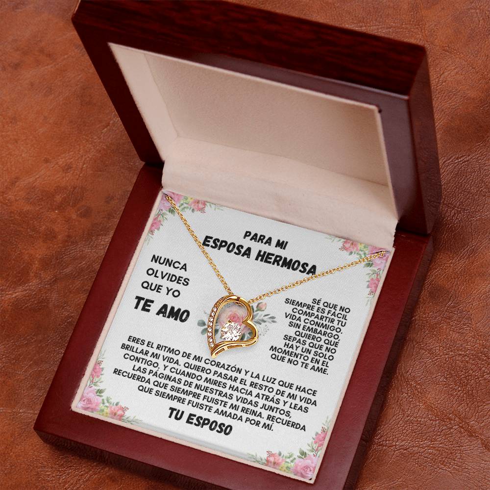 Para Mi Esposa Hermosa (Forever Love Necklace)