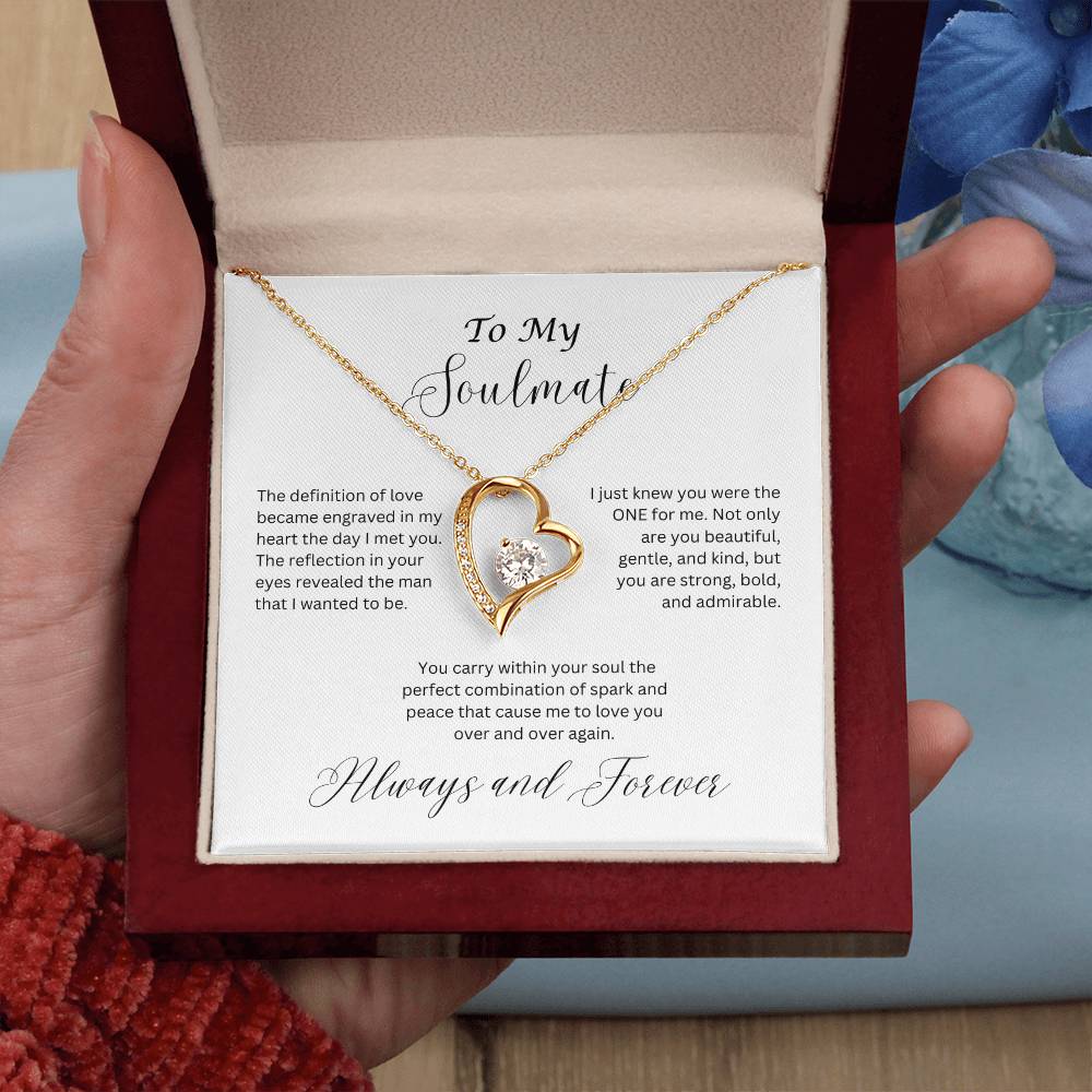 To My Soulmate, Forever Love Necklace