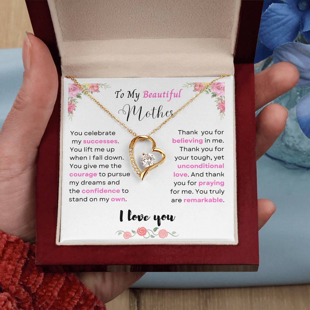 Beautiful Mother Forever Love  Necklace
