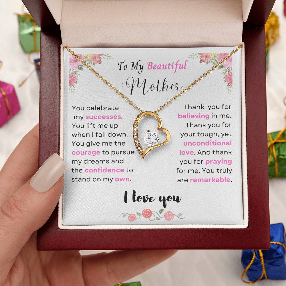Beautiful Mother Forever Love  Necklace