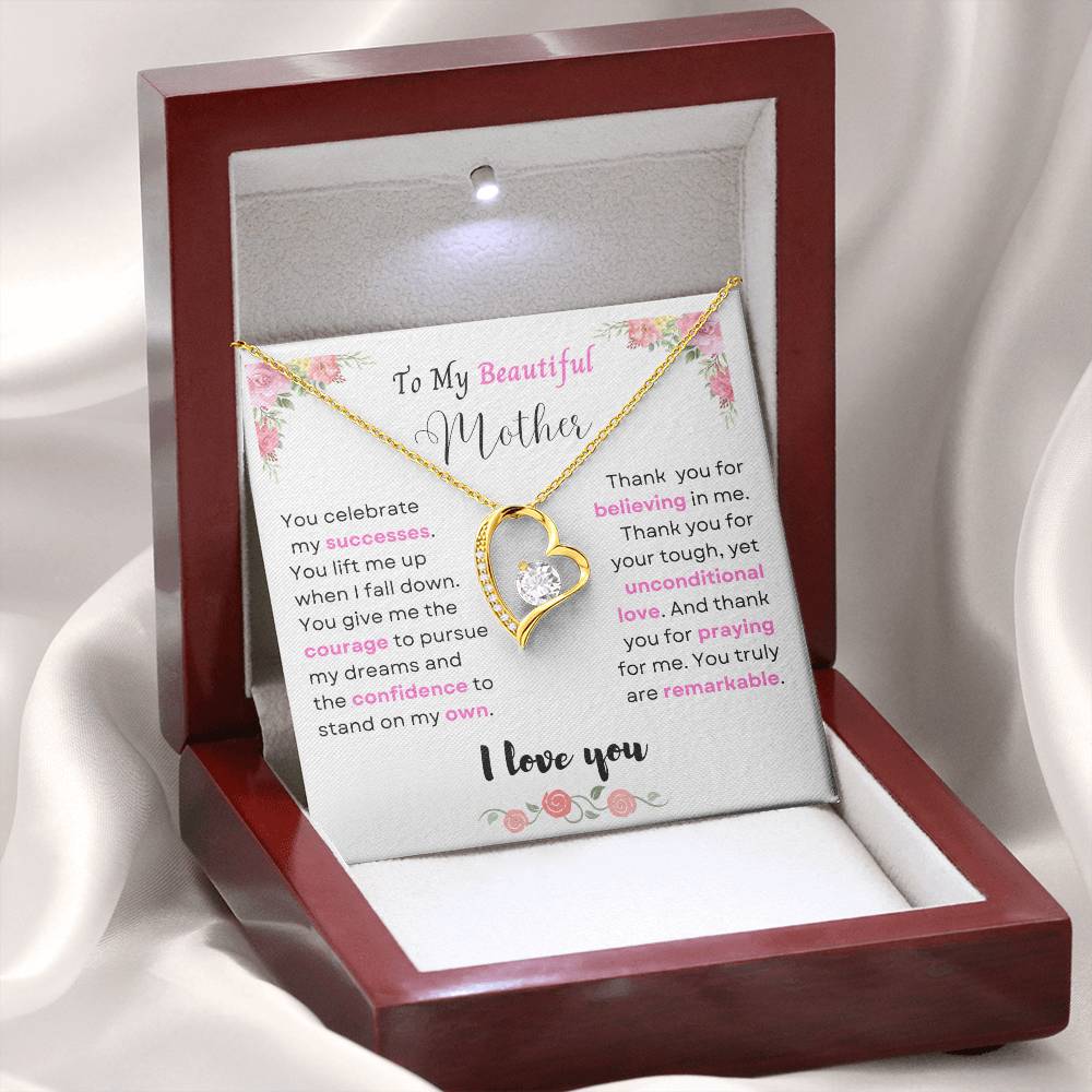 Beautiful Mother Forever Love  Necklace