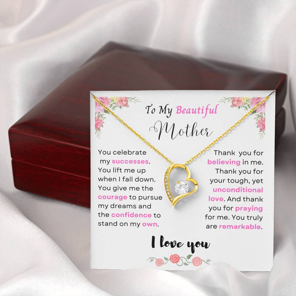 Beautiful Mother Forever Love  Necklace