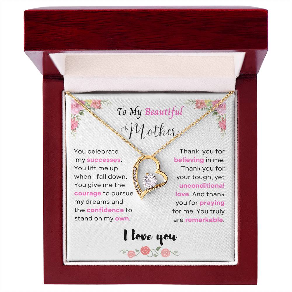 Beautiful Mother Forever Love  Necklace