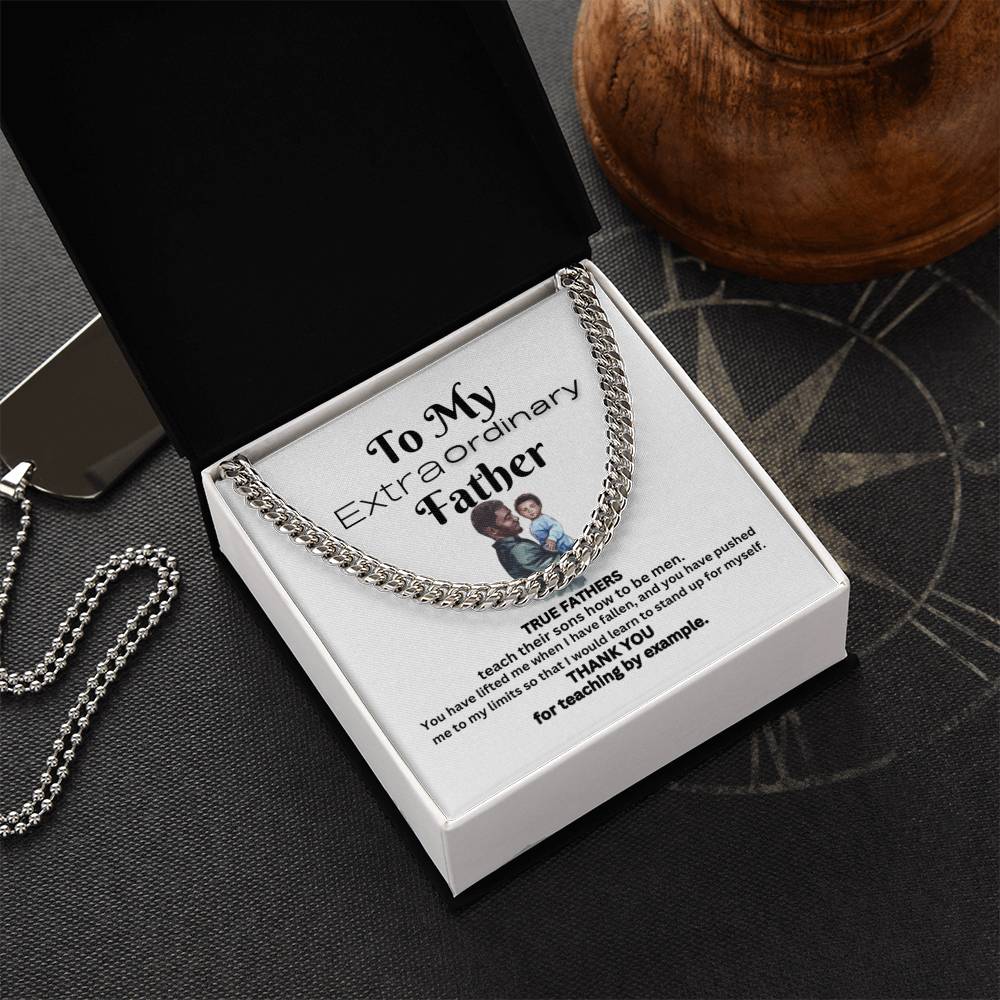 Extraordinary Father Cuban Link Chain (B)