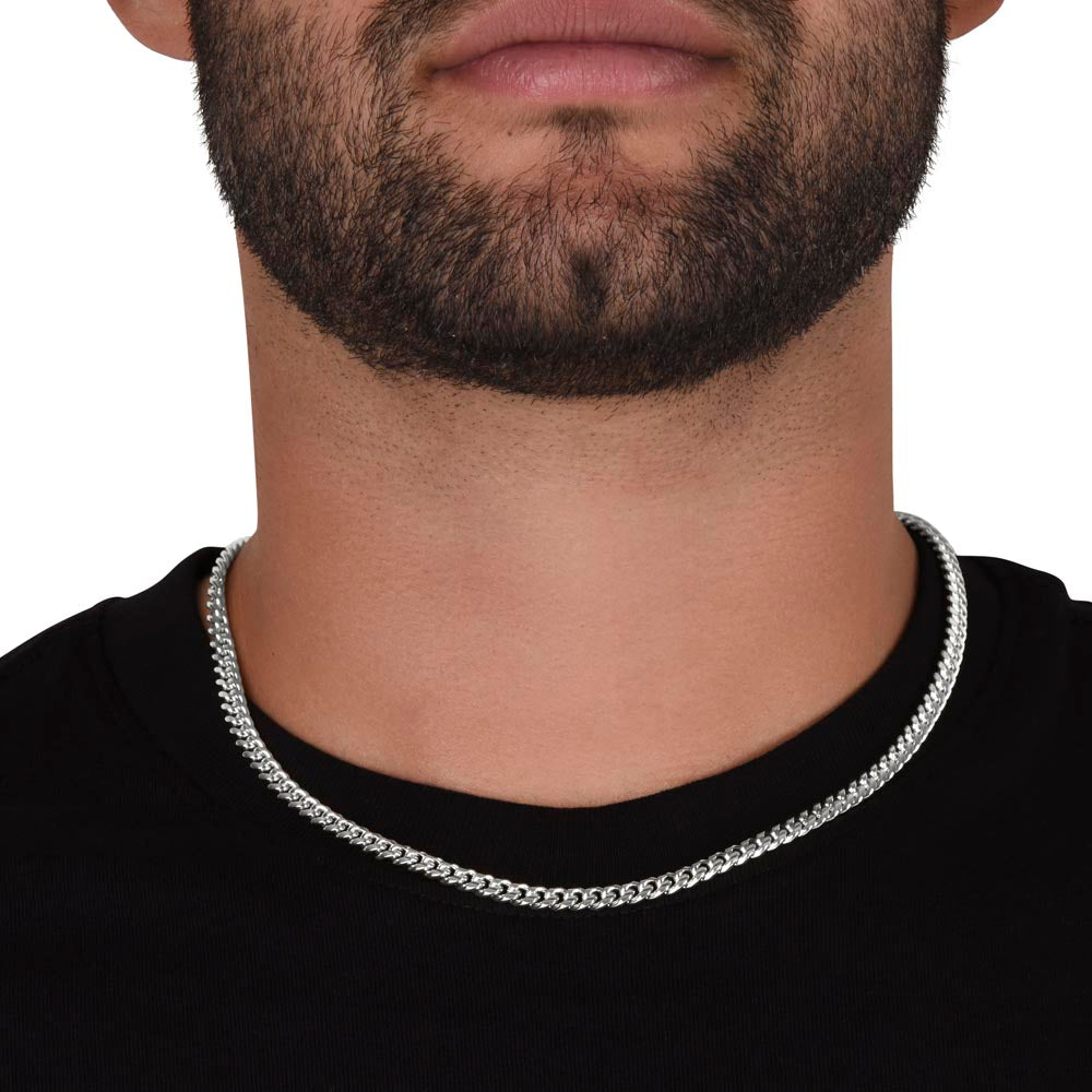 Extraordinary Father Cuban Link Chain( A)