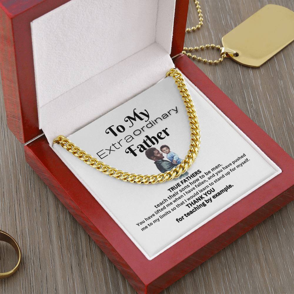 Extraordinary Father Cuban Link Chain (B)