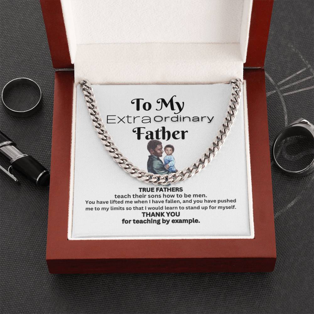 Extraordinary Father Cuban Link Chain (B)