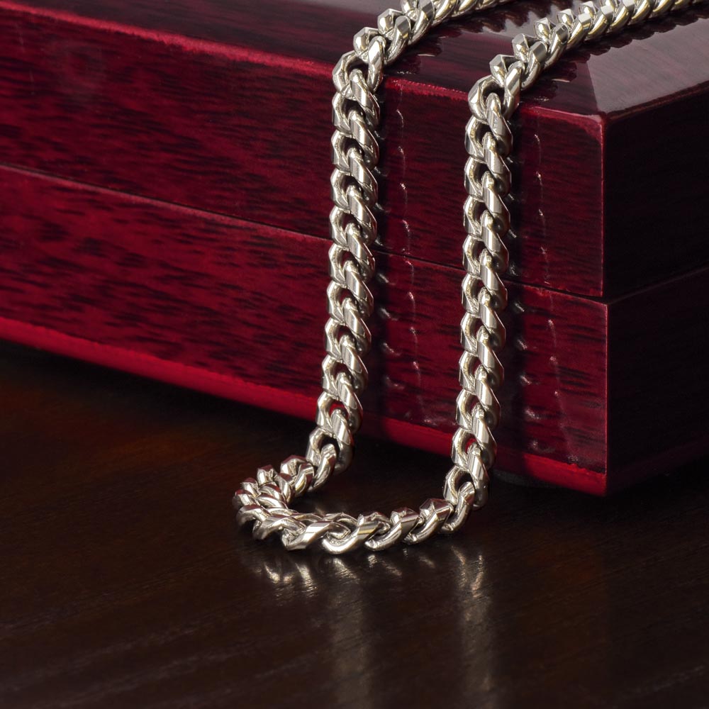 Extraordinary Father Cuban Link Chain( A)