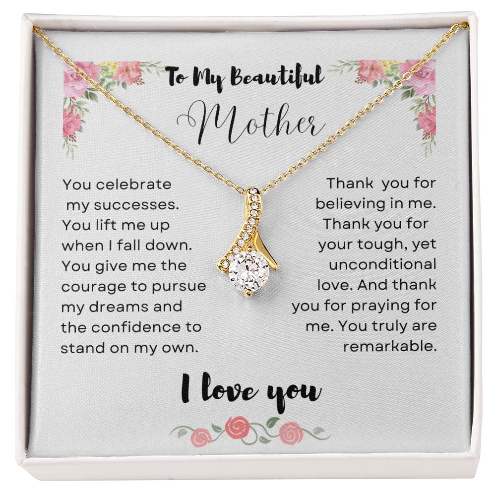 To My Beautiful Mother, Alluring Beauty Necklace