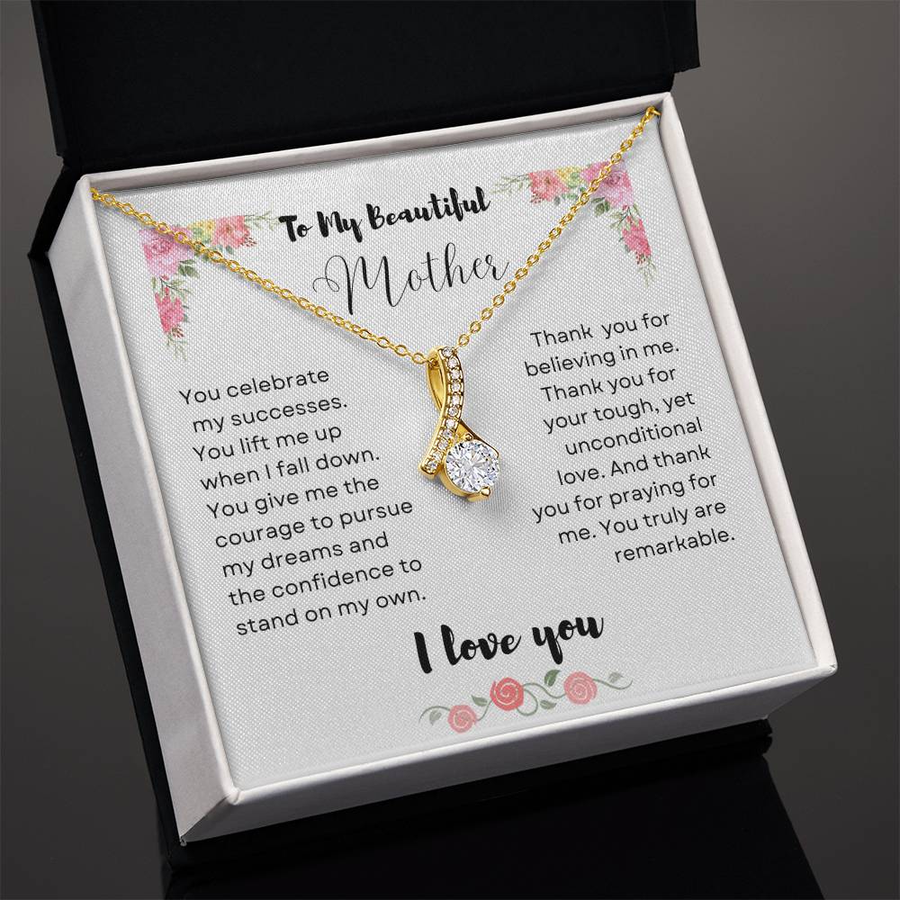 To My Beautiful Mother, Alluring Beauty Necklace