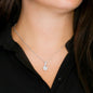 To My Lovely Daughter-In-Law Alluring Beauty Necklace