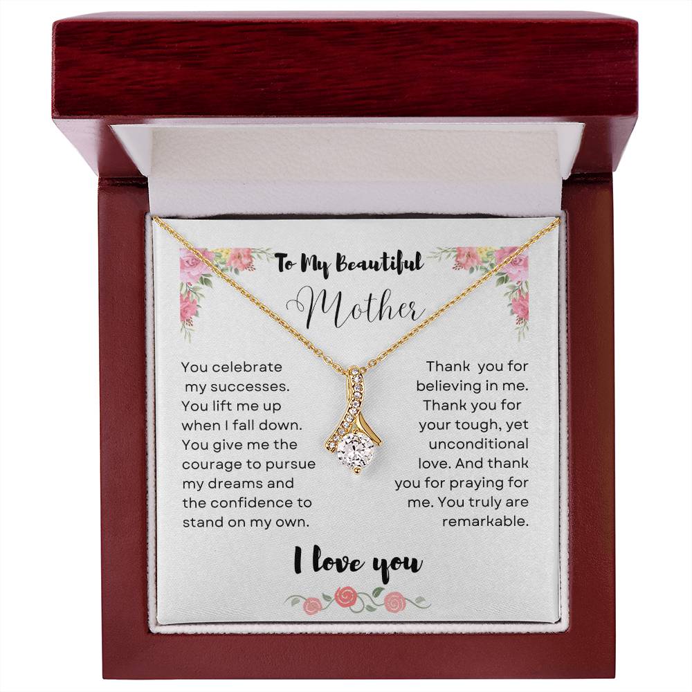 To My Beautiful Mother, Alluring Beauty Necklace