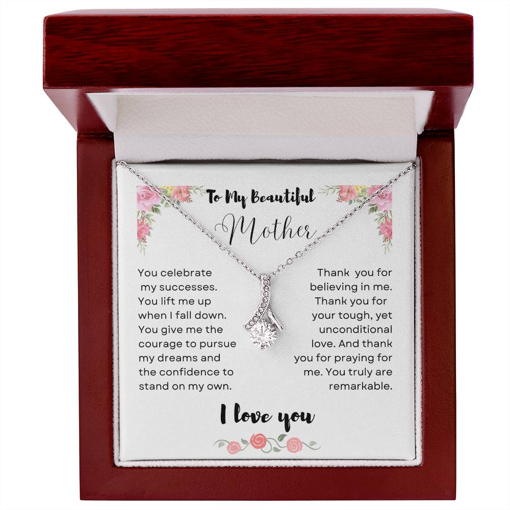 To My Beautiful Mother, Alluring Beauty Necklace
