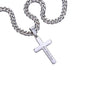 To Our Amazing Son; Love, Mom and Dad Cross Necklace