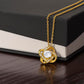 To My Amazing Daughter Love, Dad Love Knot Necklace