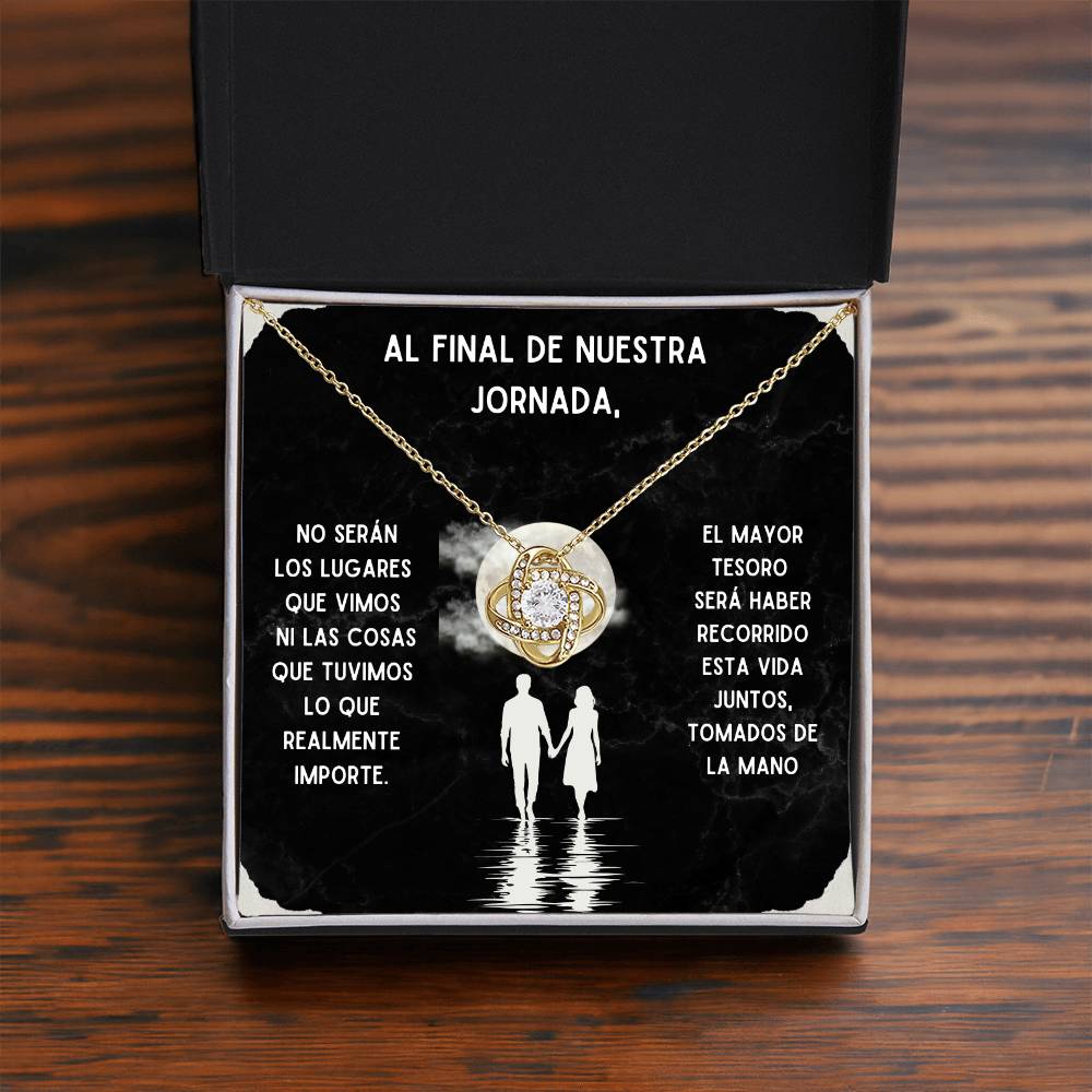 Al Final De Nuestra Jornada (Love Knot Necklace)