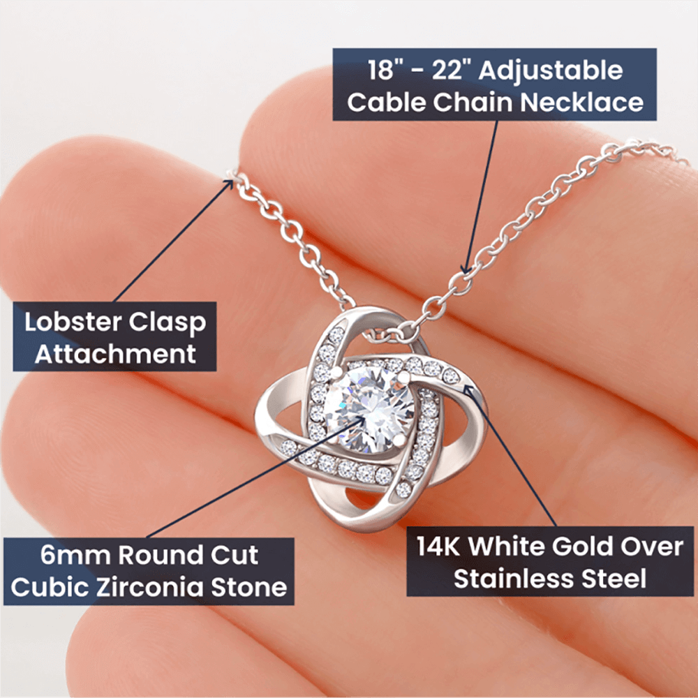 To My Soulmate, Love Knot Necklace
