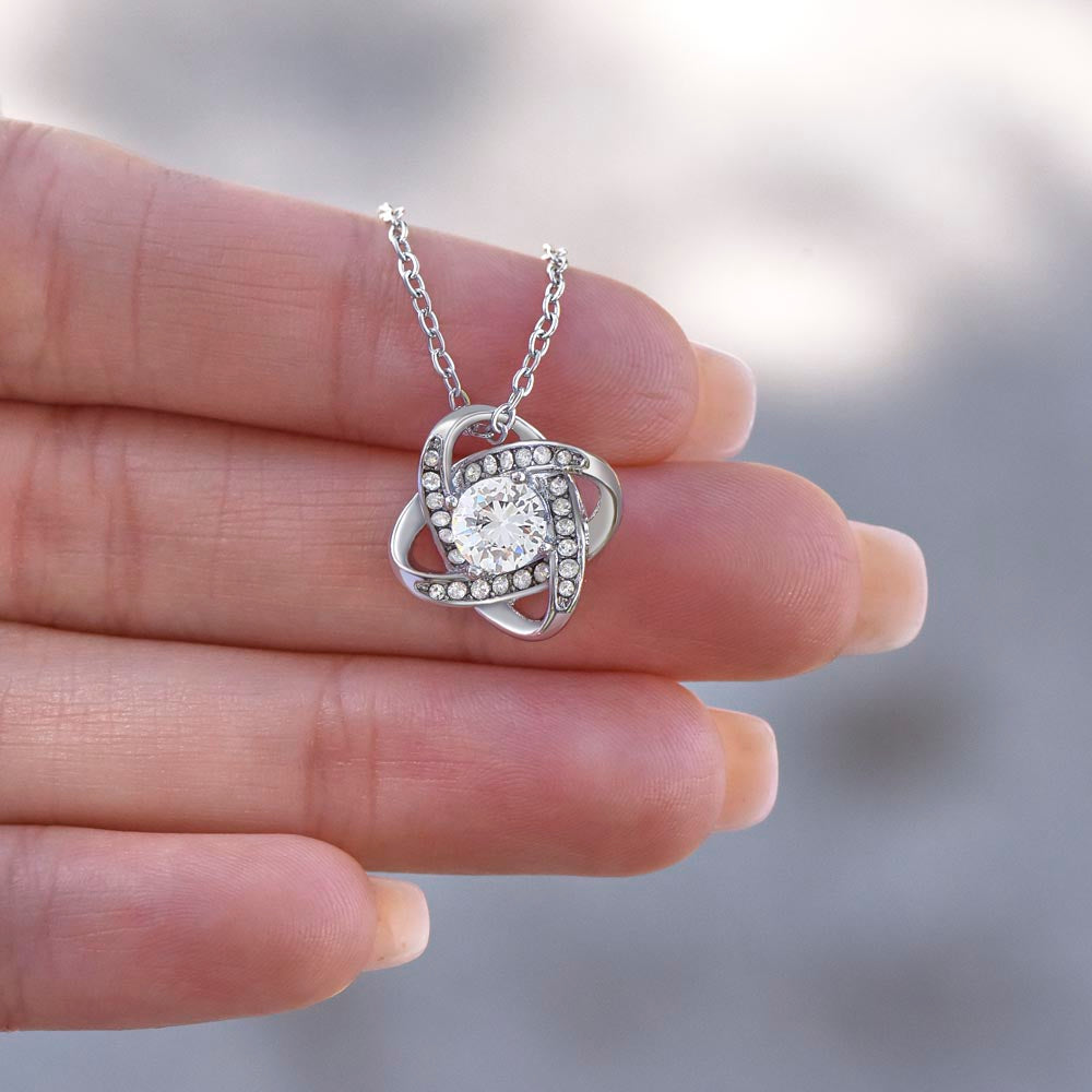 To My Beautiful Mother, Love Knot Necklace