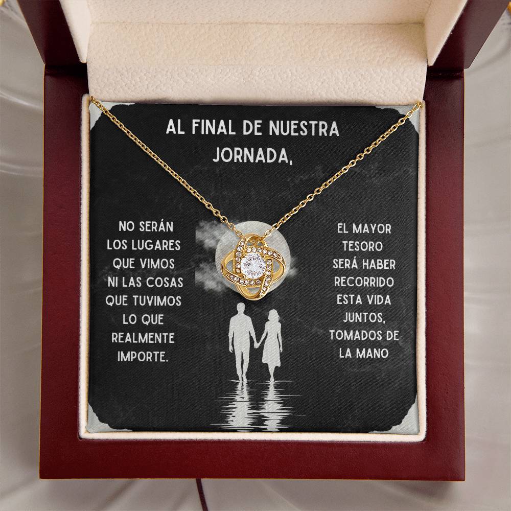 Al Final De Nuestra Jornada (Love Knot Necklace)