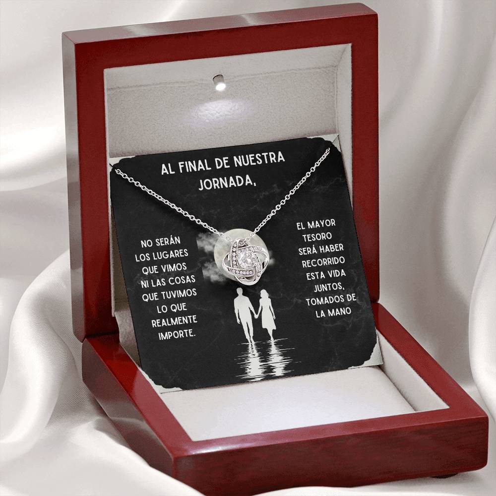 Al Final De Nuestra Jornada (Love Knot Necklace)