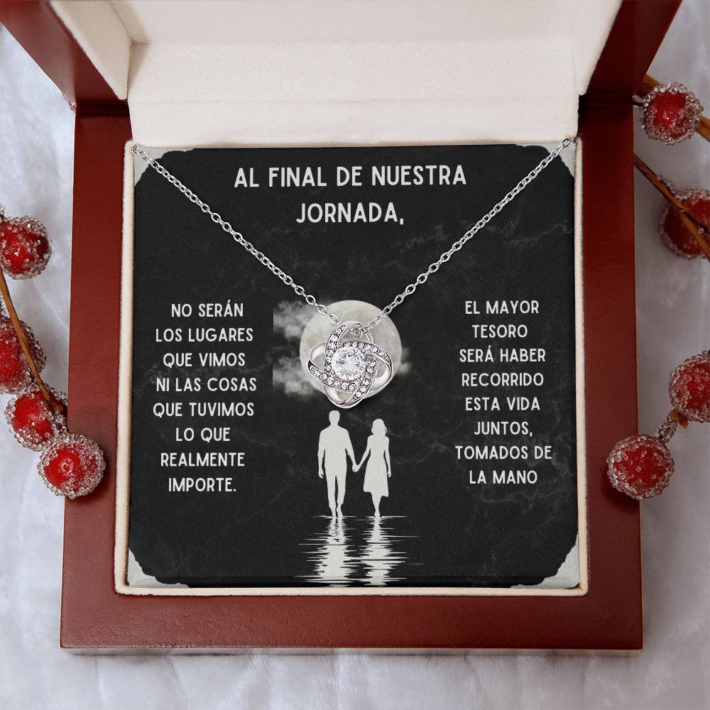 Al Final De Nuestra Jornada (Love Knot Necklace)