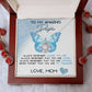 To My Amazing Daughter Love, Mom Love Knot Necklace