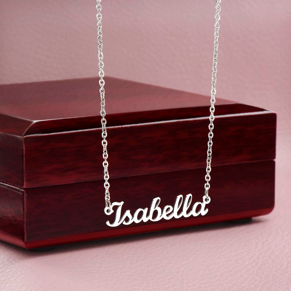 Para Mi Esposa Hermosa (Custom Name Necklace)