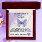 To Our Amazing Daughter Name Necklace + Heart Character