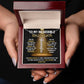 To My Incredible Mother Vertical Name Necklace