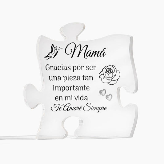 Mamá, Una Pieza Importante Acrylic Puzzle Plaque