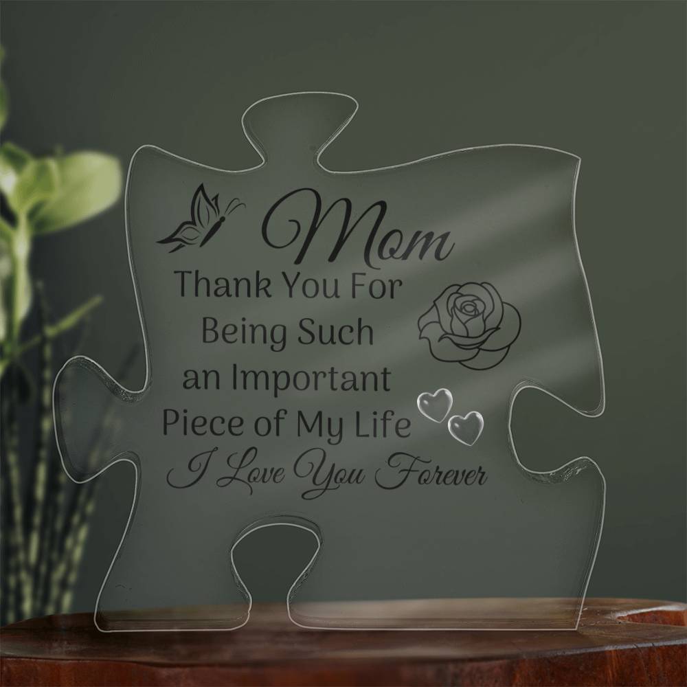 Mom Puzzle Acrylic Plaque