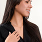 Mom, We Love you to the Moon and Back Vertical Name (s) Necklace (Choose Standard Black Box or Wooden box with LED)