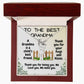 To the Best Grandma Kid Charm Necklace
