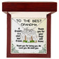 To the Best Grandma Kid Charm Necklace