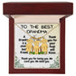 To the Best Grandma Kid Charm Necklace