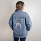 I Believe Oversized Women's DTG Denim Jacket