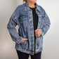USA Eagle  Oversized Women's DTG Denim Jacket