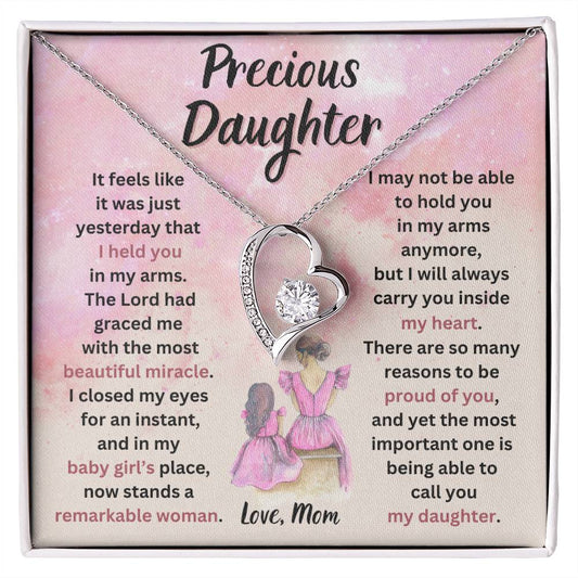 Precious Daughter Forever Love Necklace