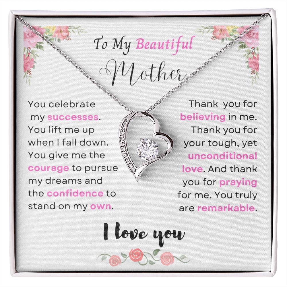 Beautiful Mother Forever Love  Necklace